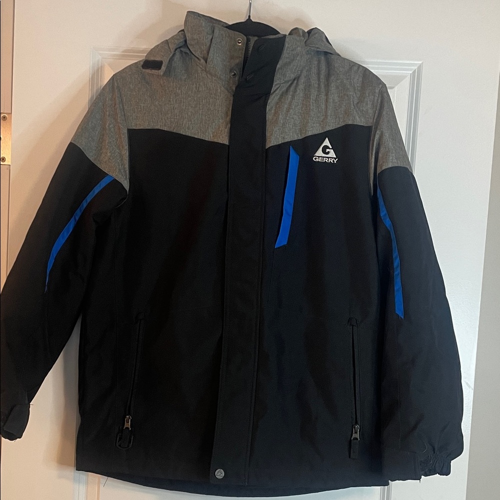 Gerry Weber Kids Gray and Blue Puffer Jacket